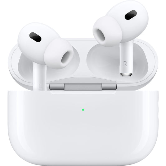 Apple AirPods Pro (2023 2ª generación), Conexión USB-C, Inalámbricos, Bluetooth®️, Estuche de carga inalámbrica, Chip H2, Siri, Blanco
